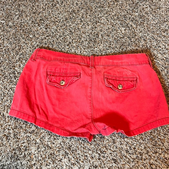 Abercrombie & Fitch Red‎ Perfect Stretch Casual Shorts Womens Size 4 - Picture 6 of 6